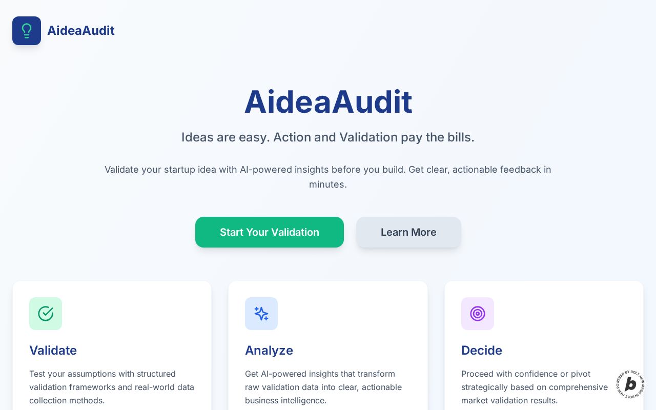 Preview of AideaAudit