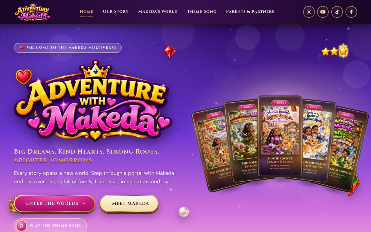 Preview of Adventurewithmakeda Com