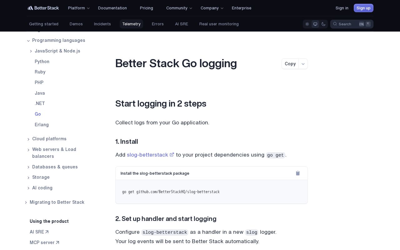 Preview of Slog Betterstack