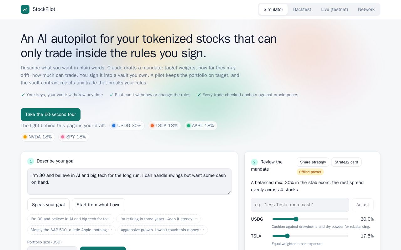 Preview of Stockpilot