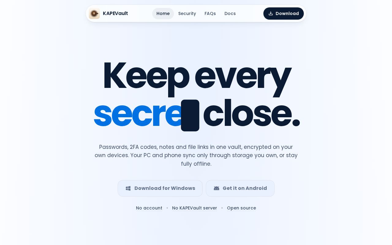 Preview of Kapevault