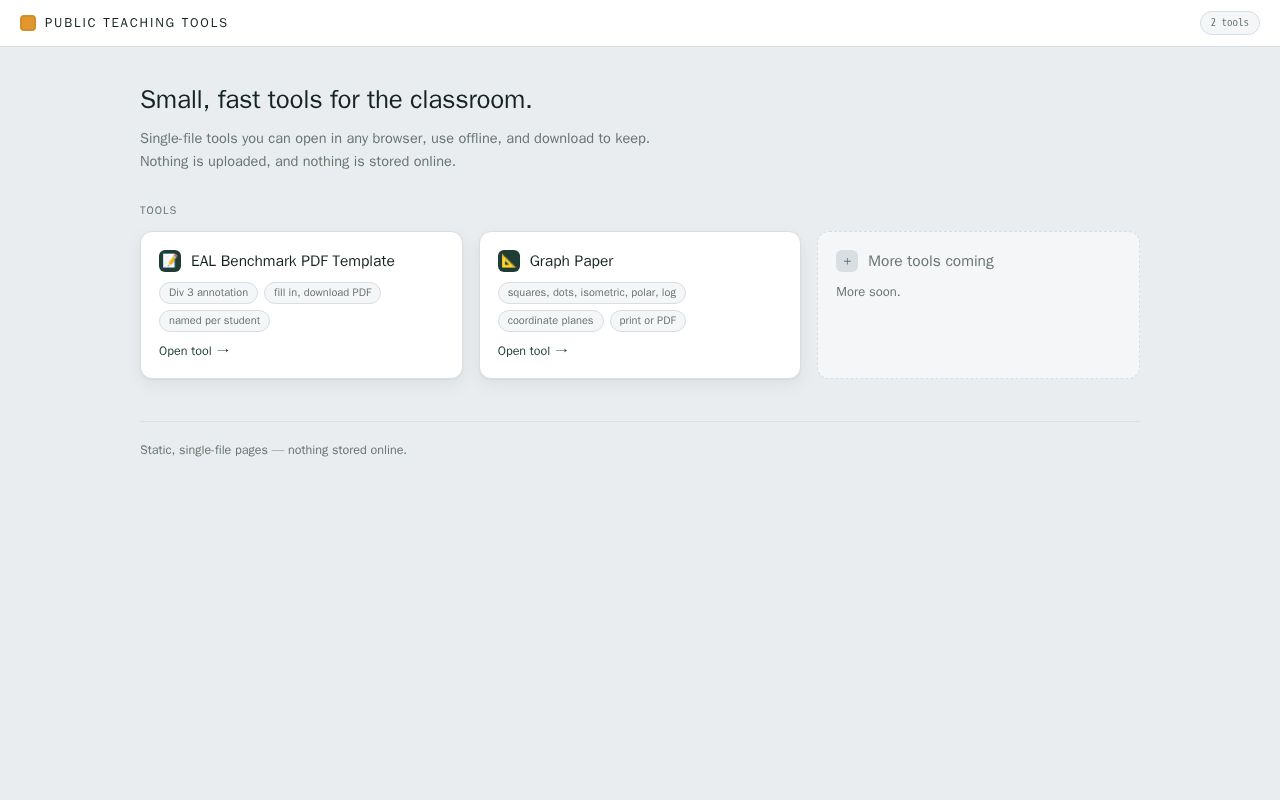 Preview of PublicTeachingTools