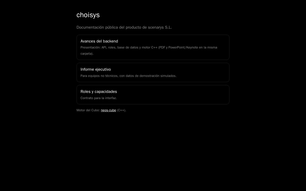 Preview of Choisys
