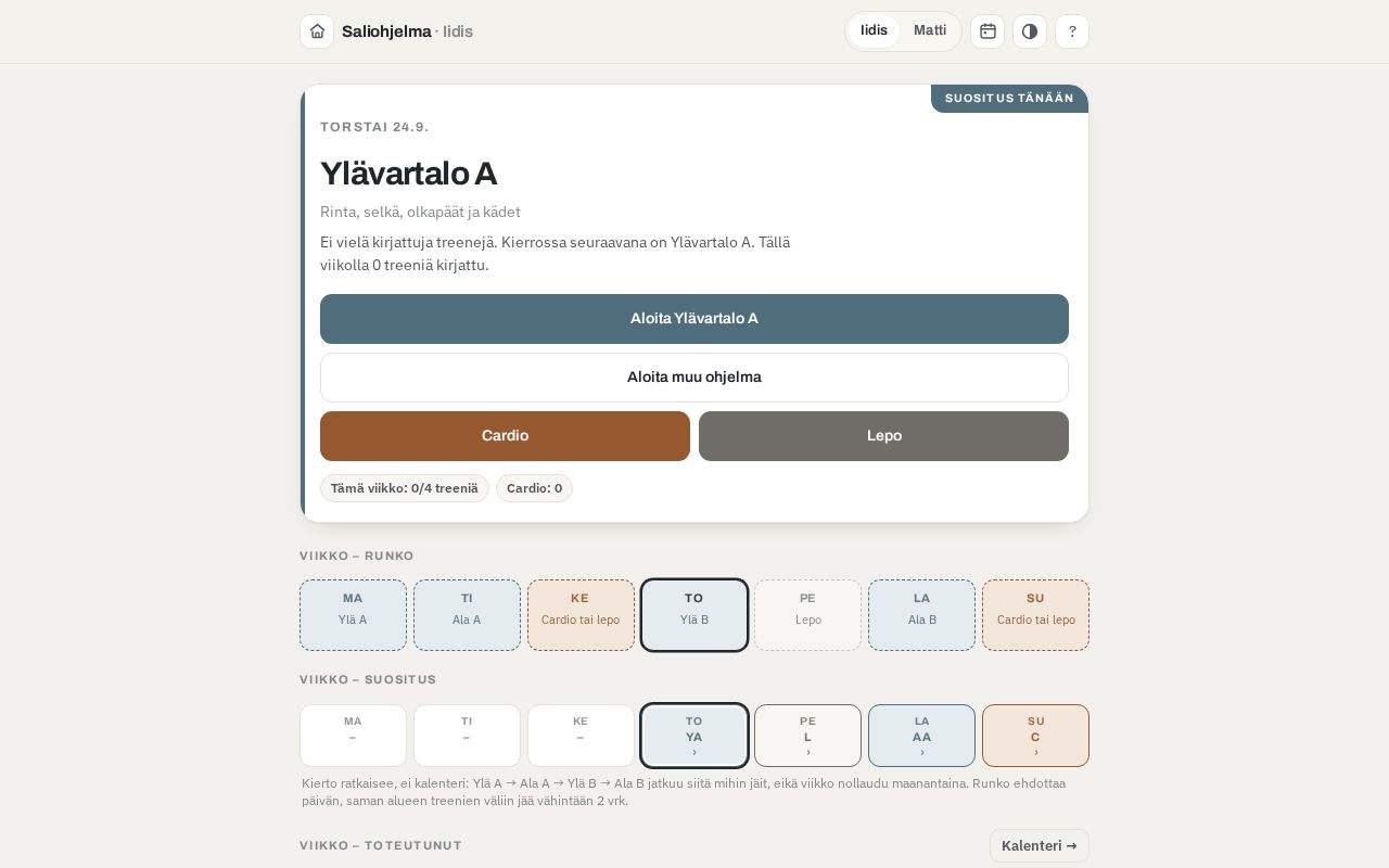 Preview of Saliohjelma