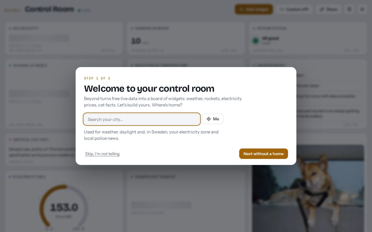 Preview of Beyond Dashboard