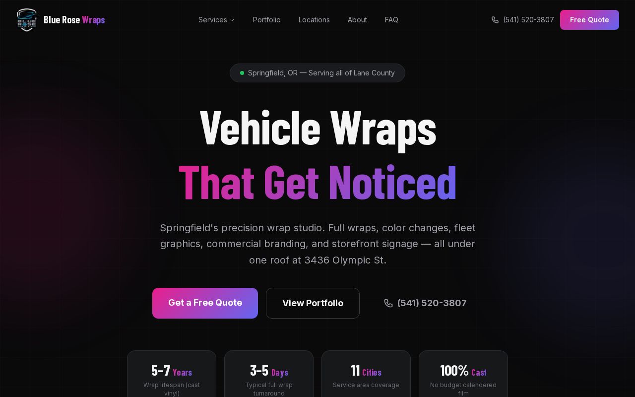 Preview of Blue Rose Auto Wraps