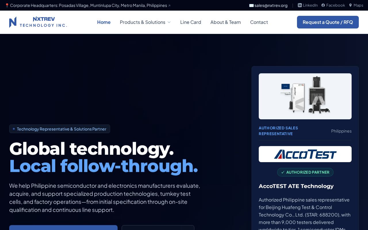 Preview of Nxtrev Website