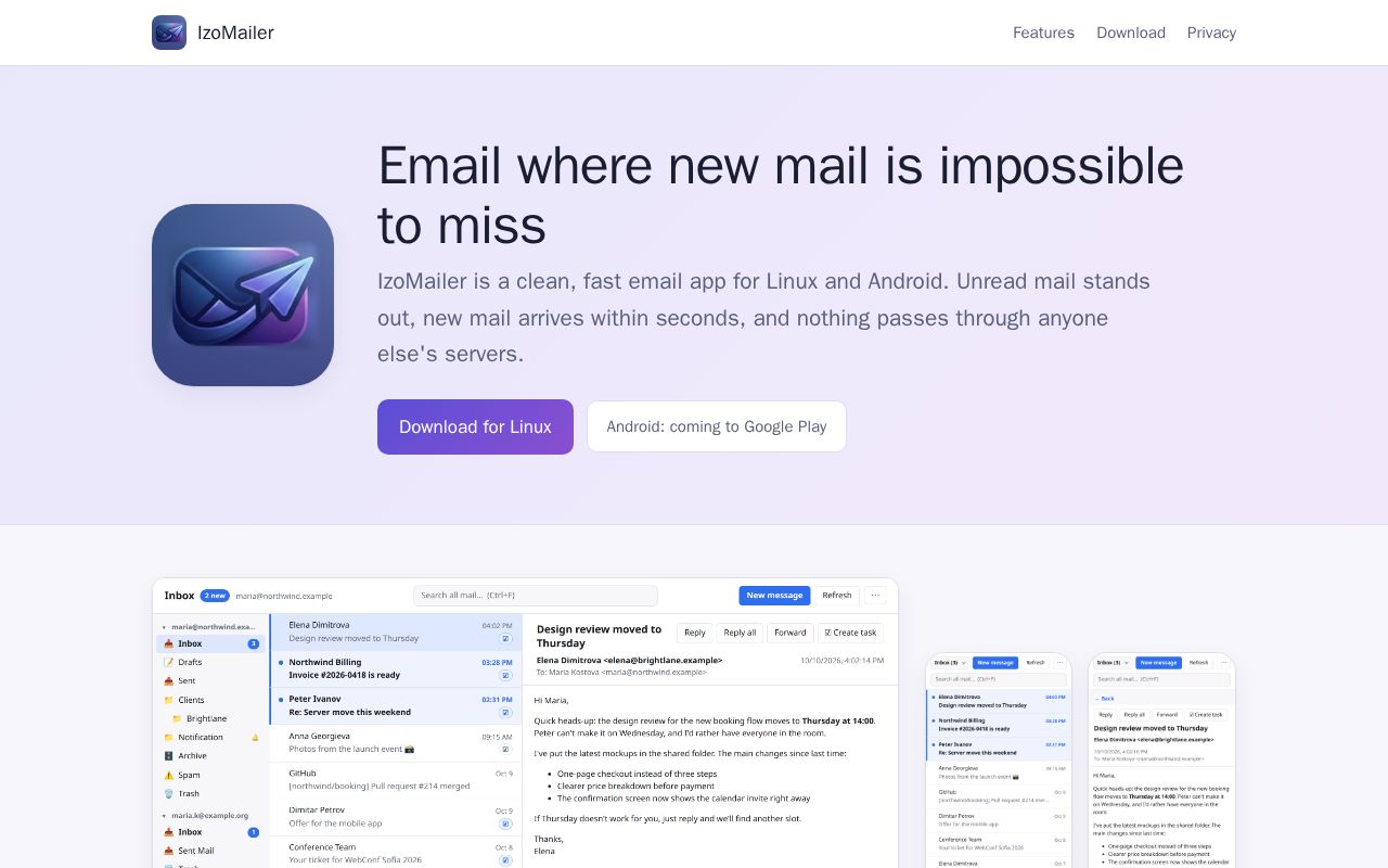 Preview of Izomailer