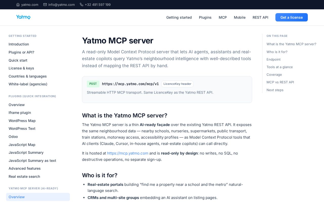 Preview of Yatmo Mcp