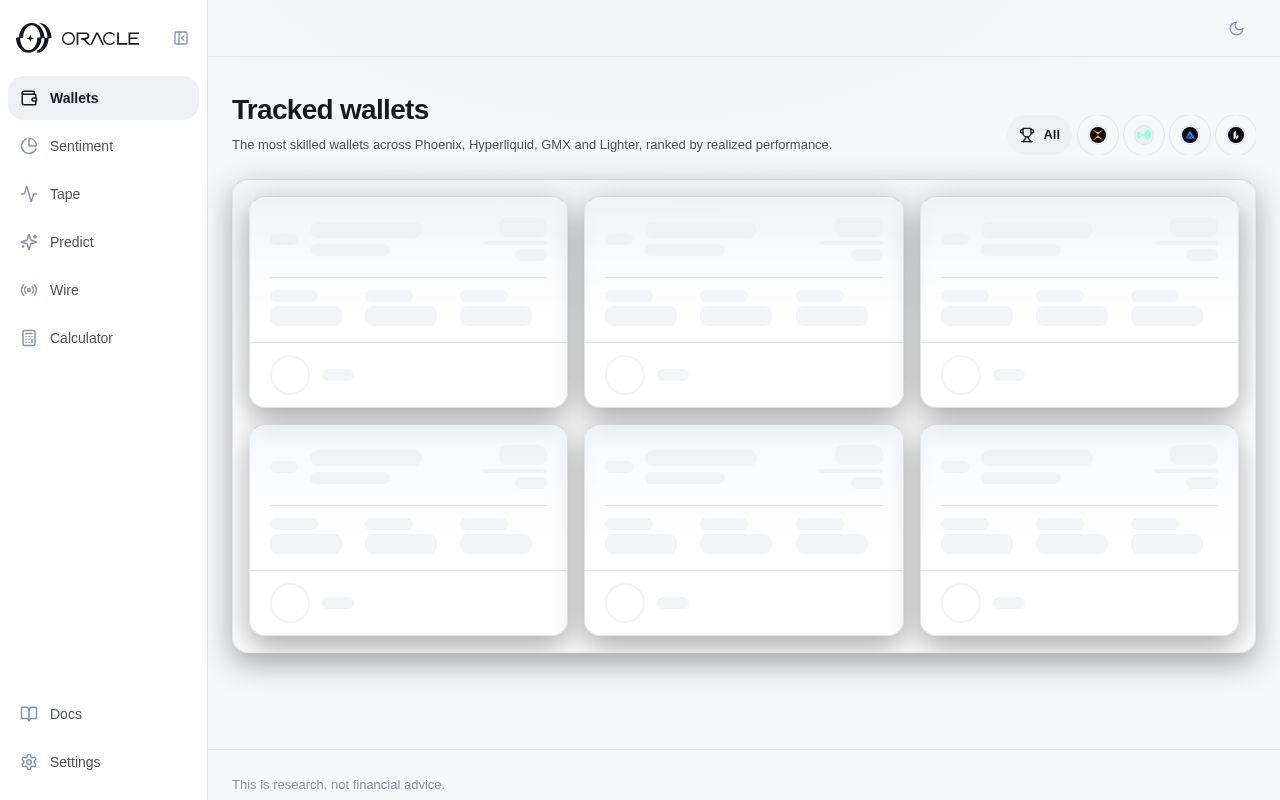Preview of Oracle