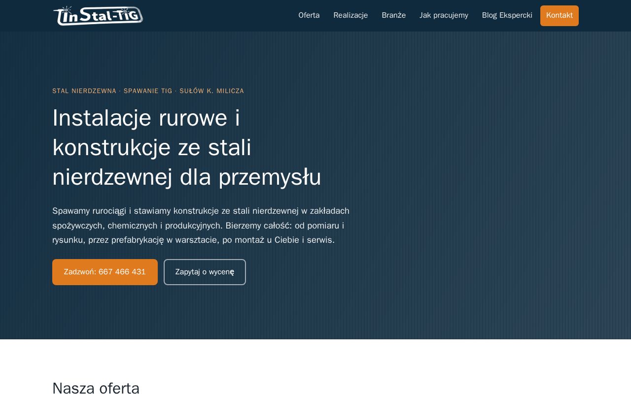 Preview of Instalacje ze stali nierdzewnej, spawanie TIG