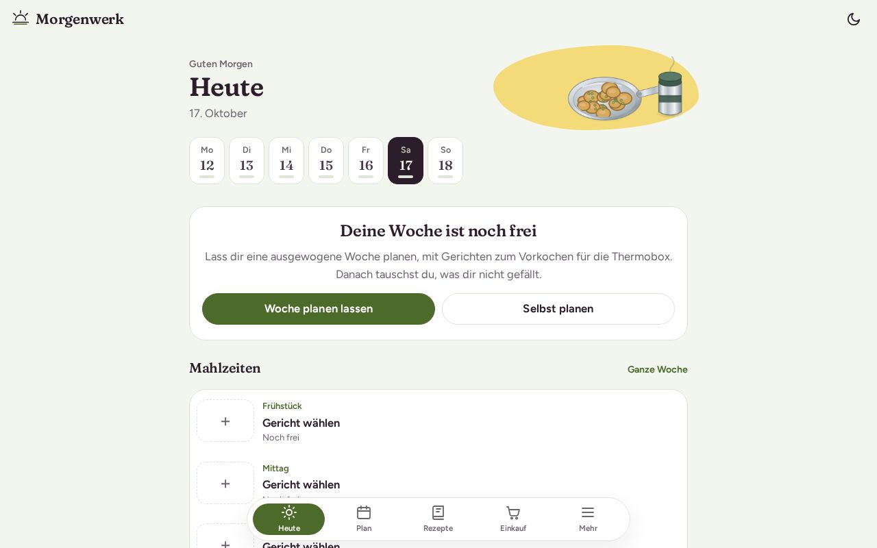 Preview of Essensplan