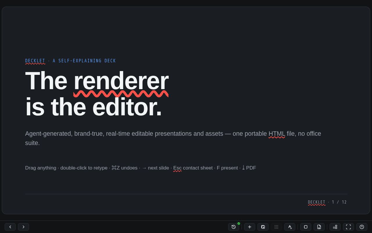 Preview of Decklet
