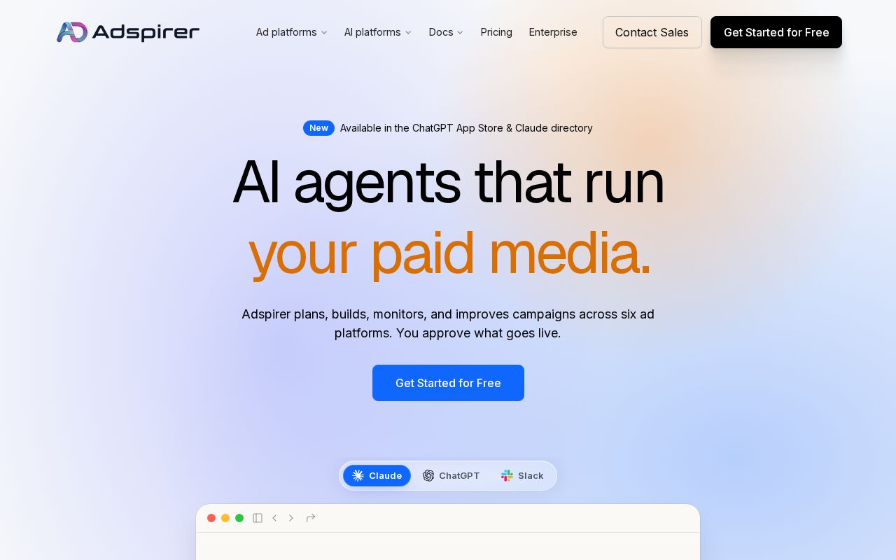 Preview of Adspirer Cursor Plugin