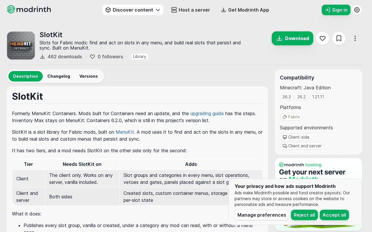 Preview of Slotkit