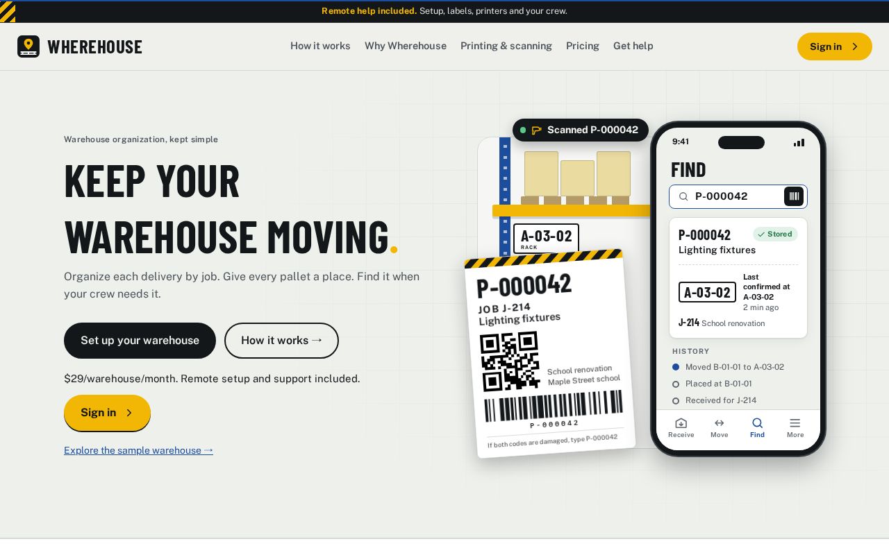 Preview of Portal Wherehouse Github Io