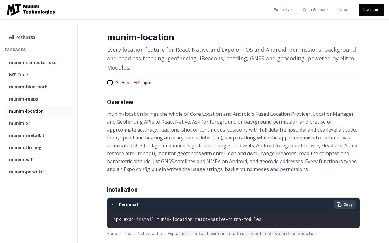 Preview of Munim Location