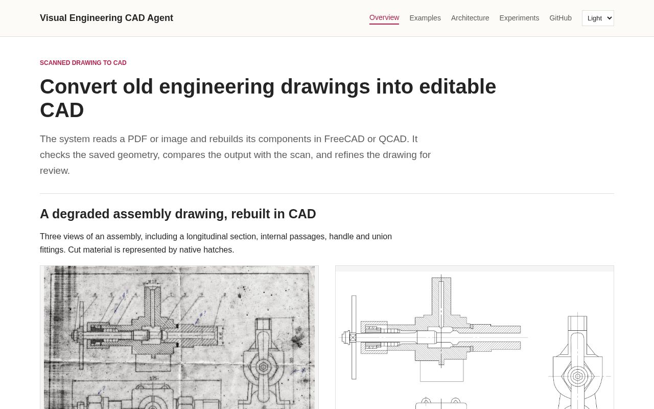 Preview of Visual Engineering Cad Agent