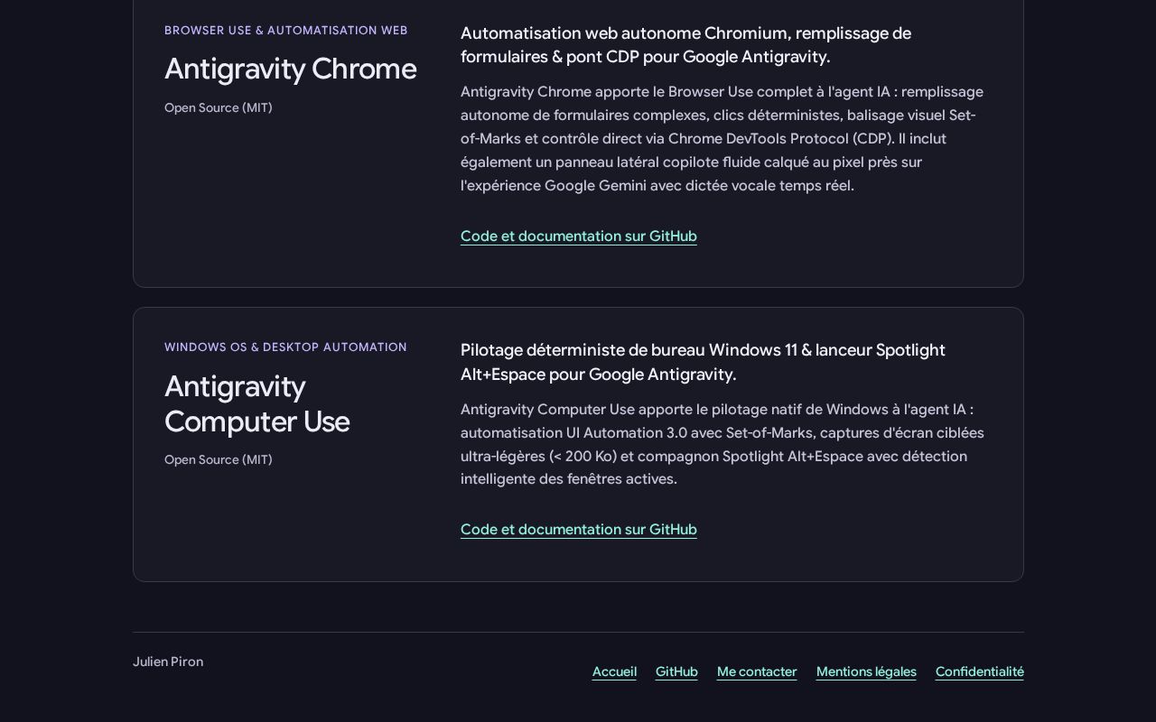 Preview of Antigravity Computer Use