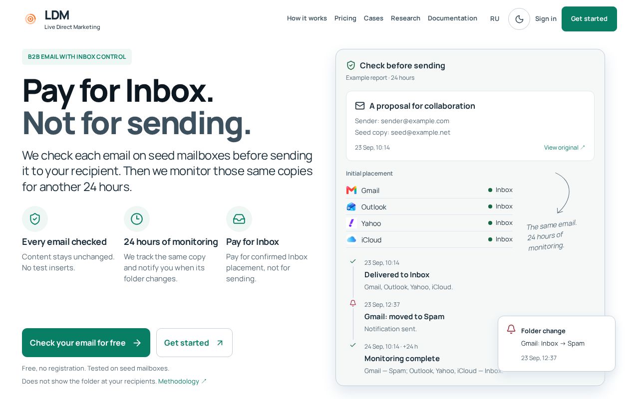 Preview of Live Direct Marketing Online