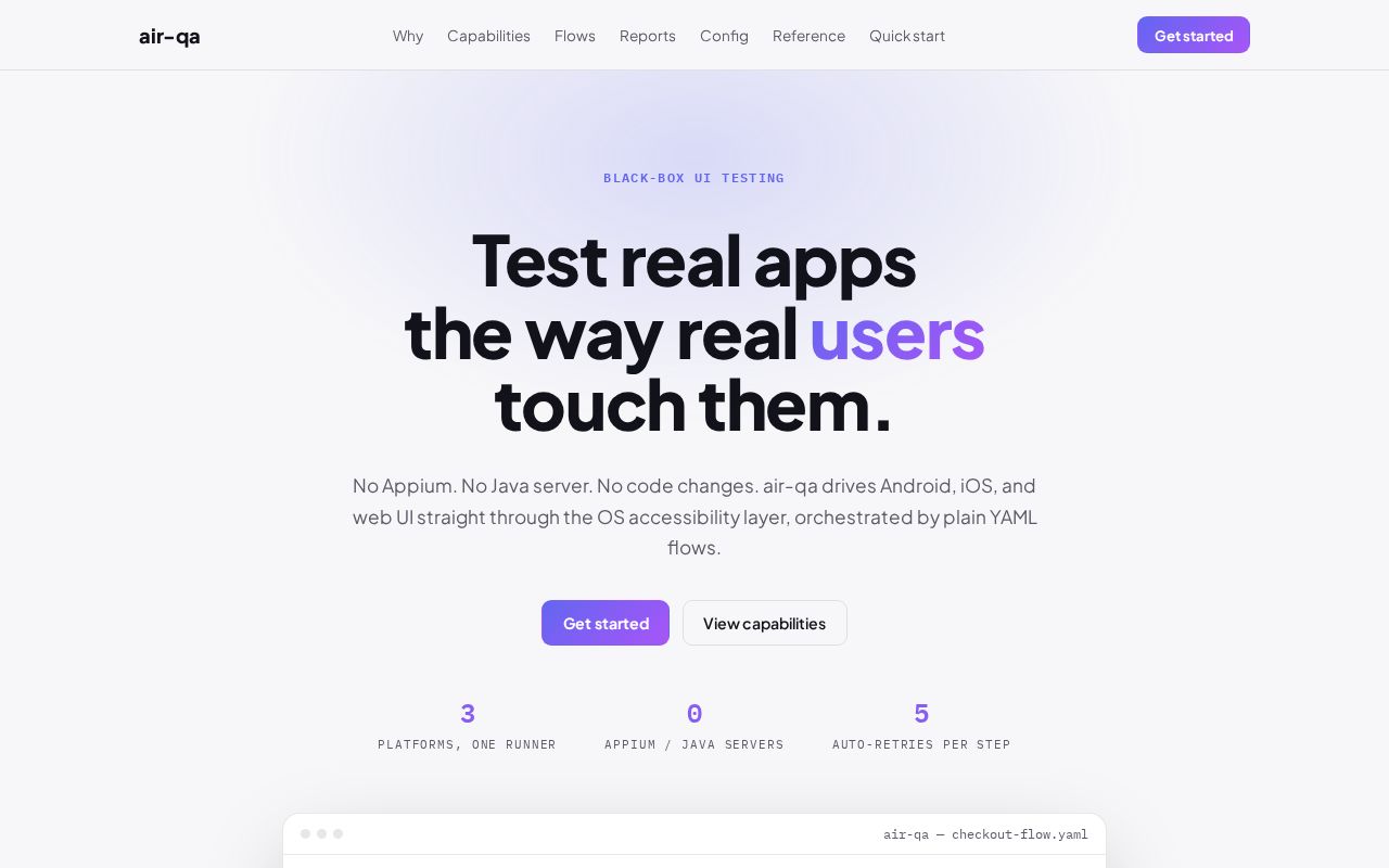 Preview of Air Qa Site