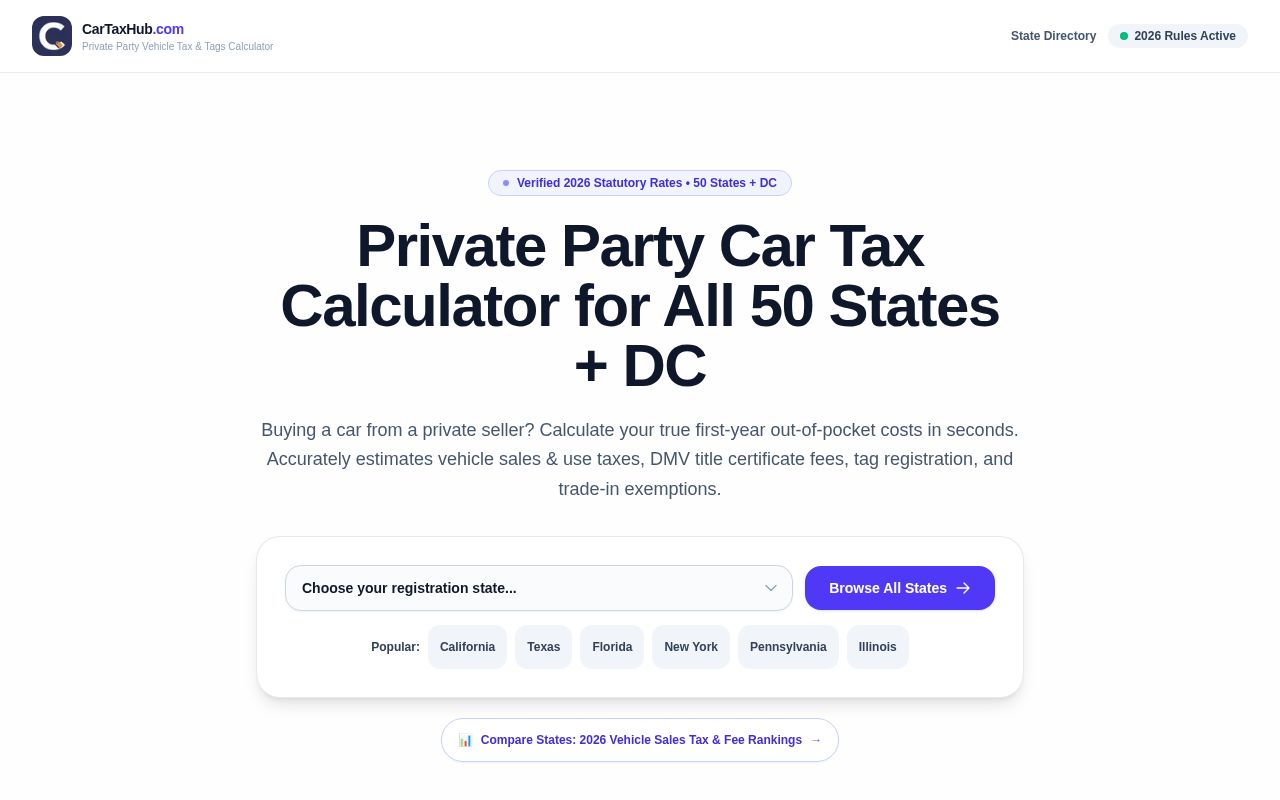 Preview of Md Tax Calc App