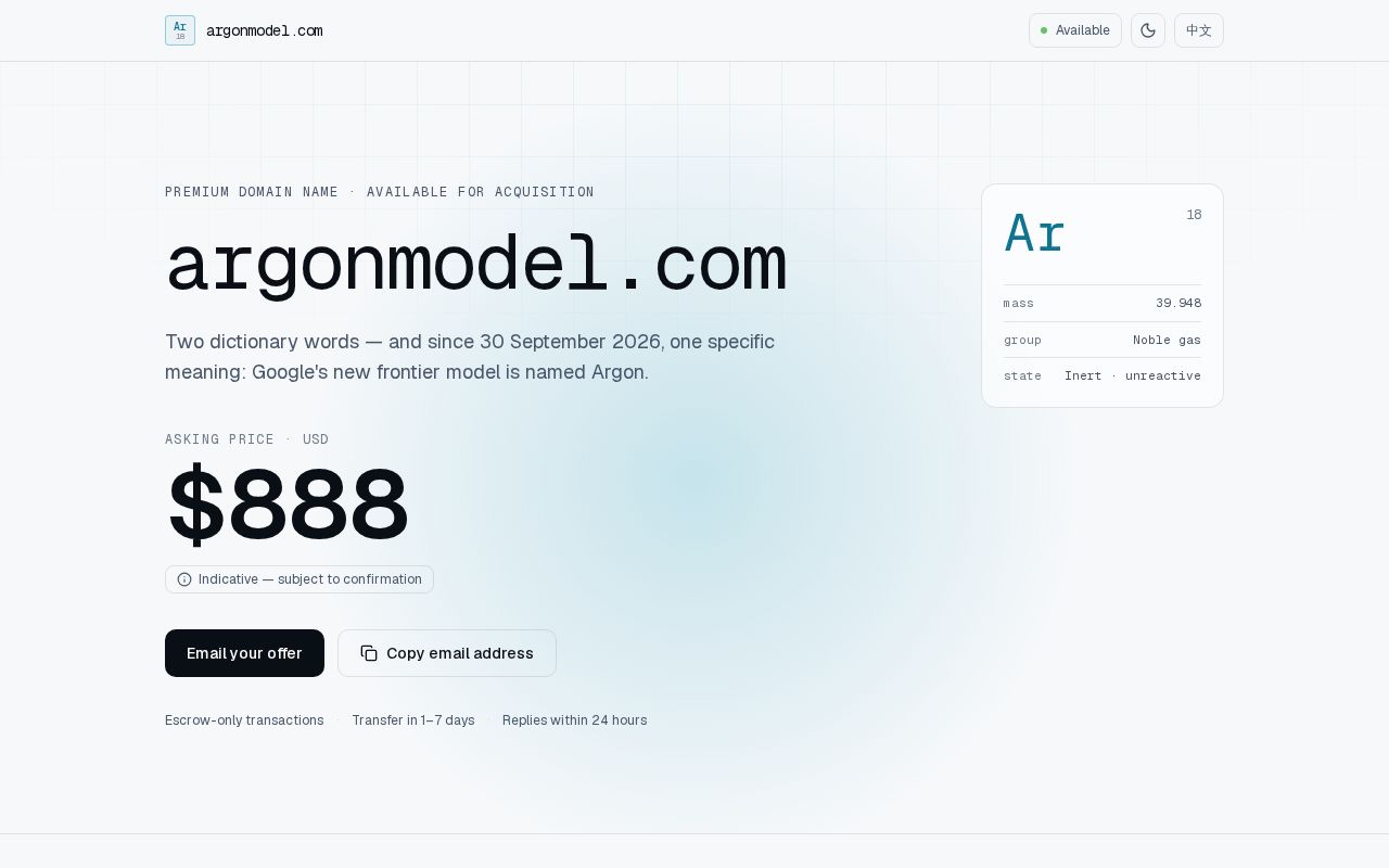 Preview of Argonmodel Site Sale