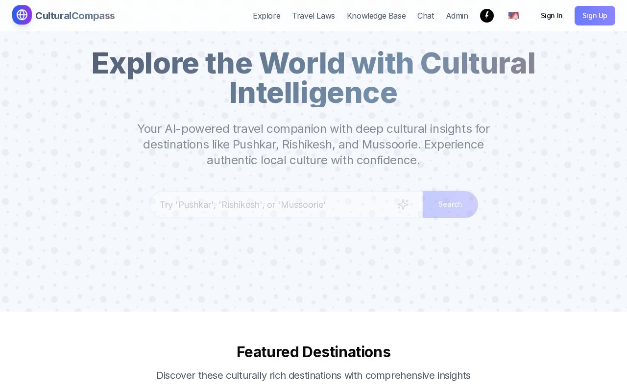 Preview of CulturalCompass