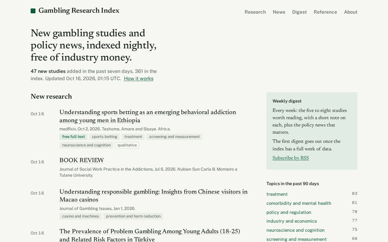 Preview of Gambling Research Com