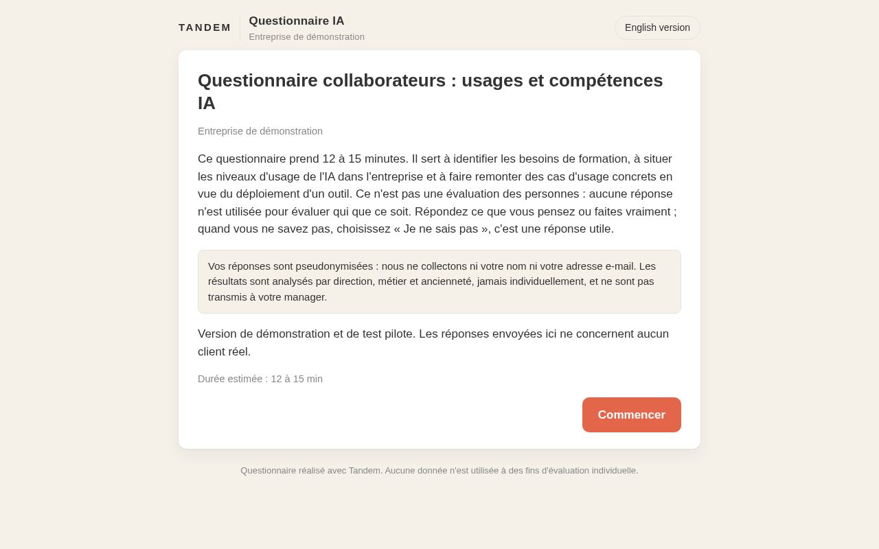 Preview of Questionnaire