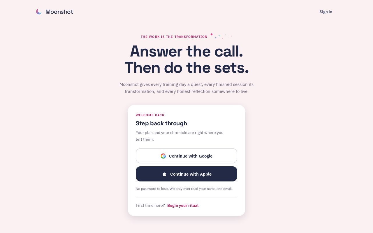 Preview of Workout Planner