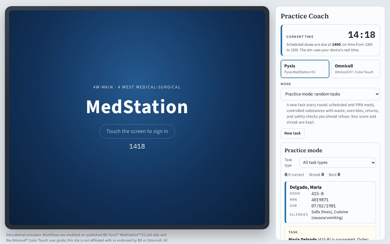 Preview of Medication Machine