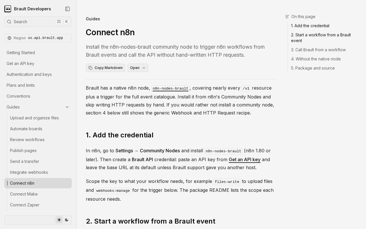 Preview of N8n Nodes Brault