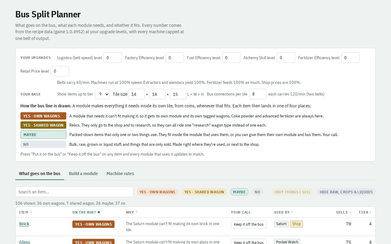 Preview of AlchemyFactoryPlanner