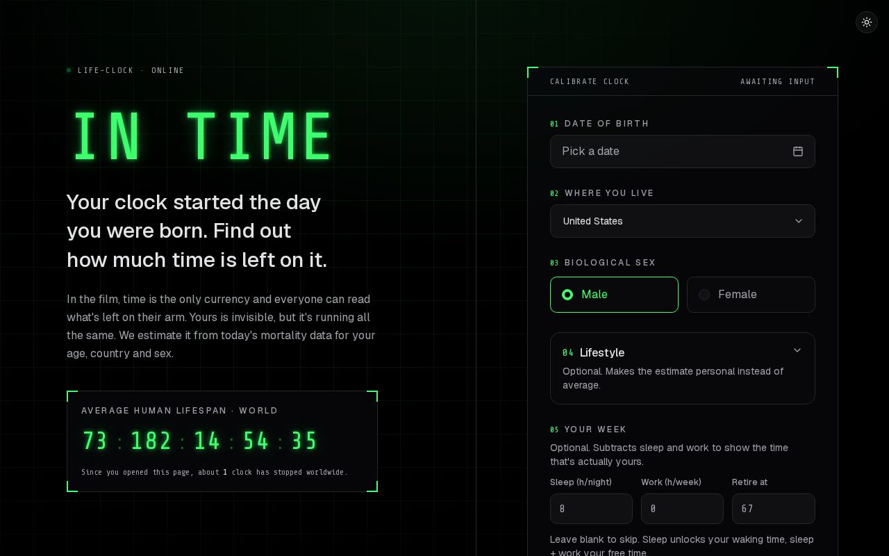 Preview of In Time