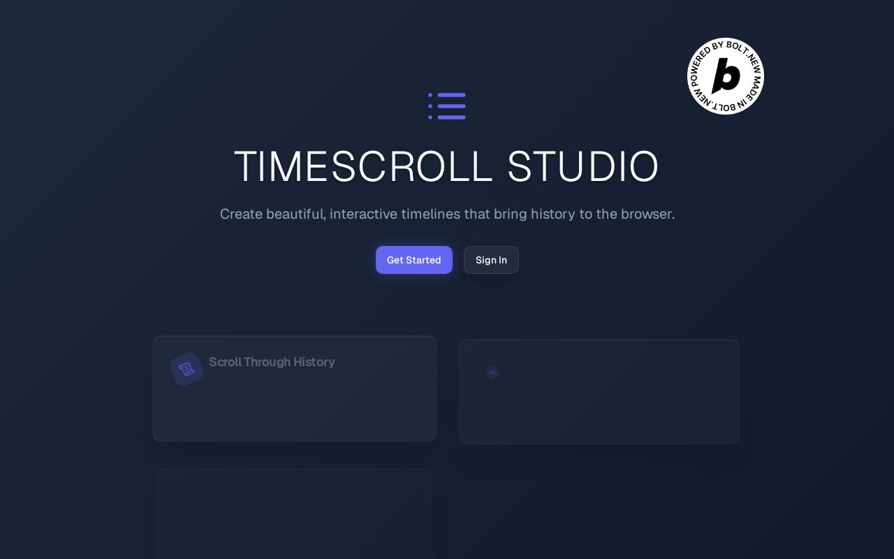 Preview of TimeScroll Studio