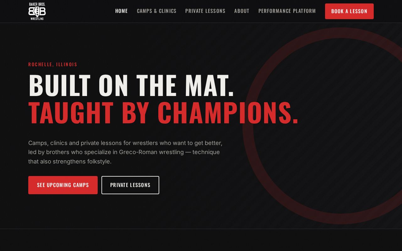 Preview of Baker Brothers Website