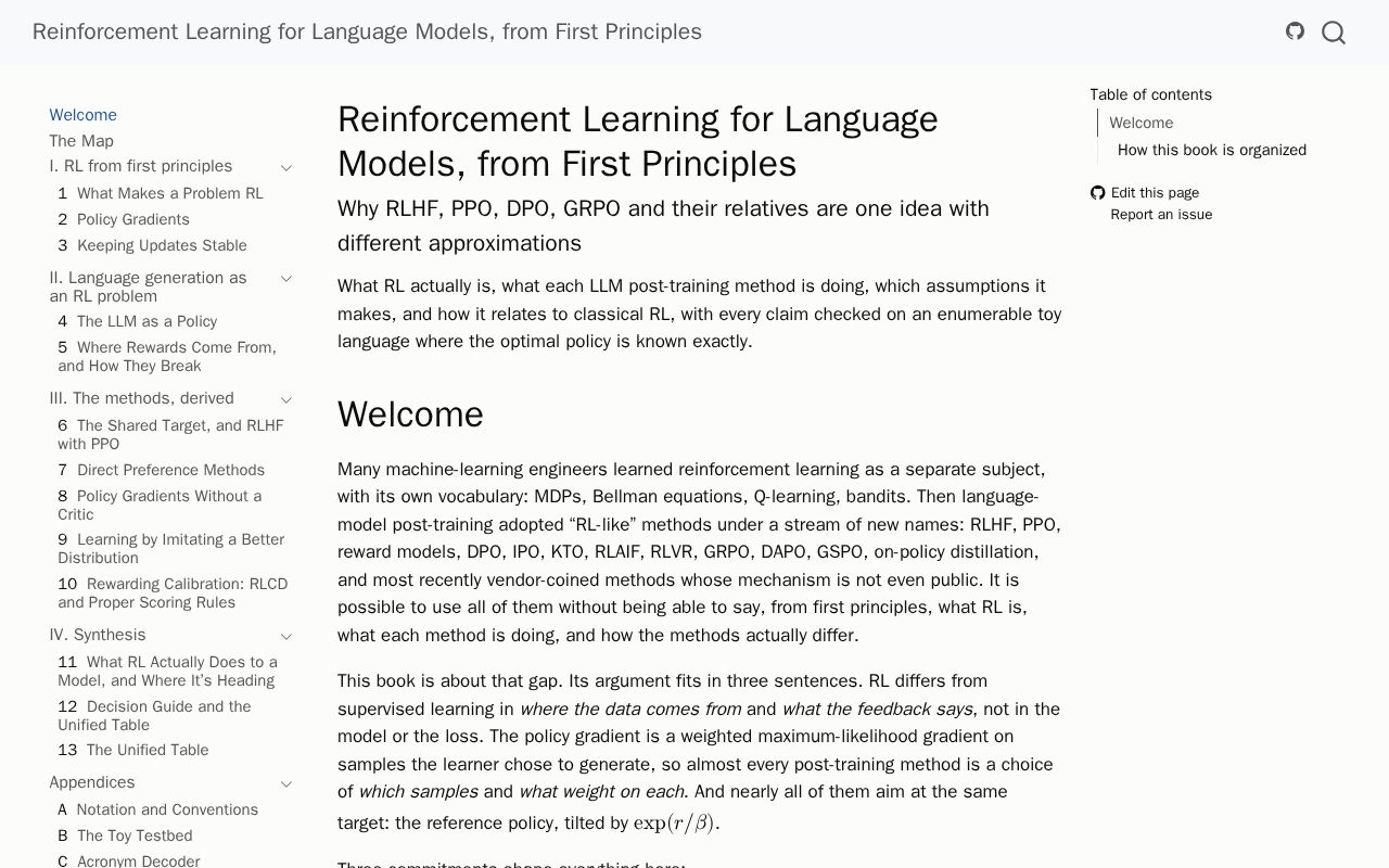 Preview of Rl For Llms