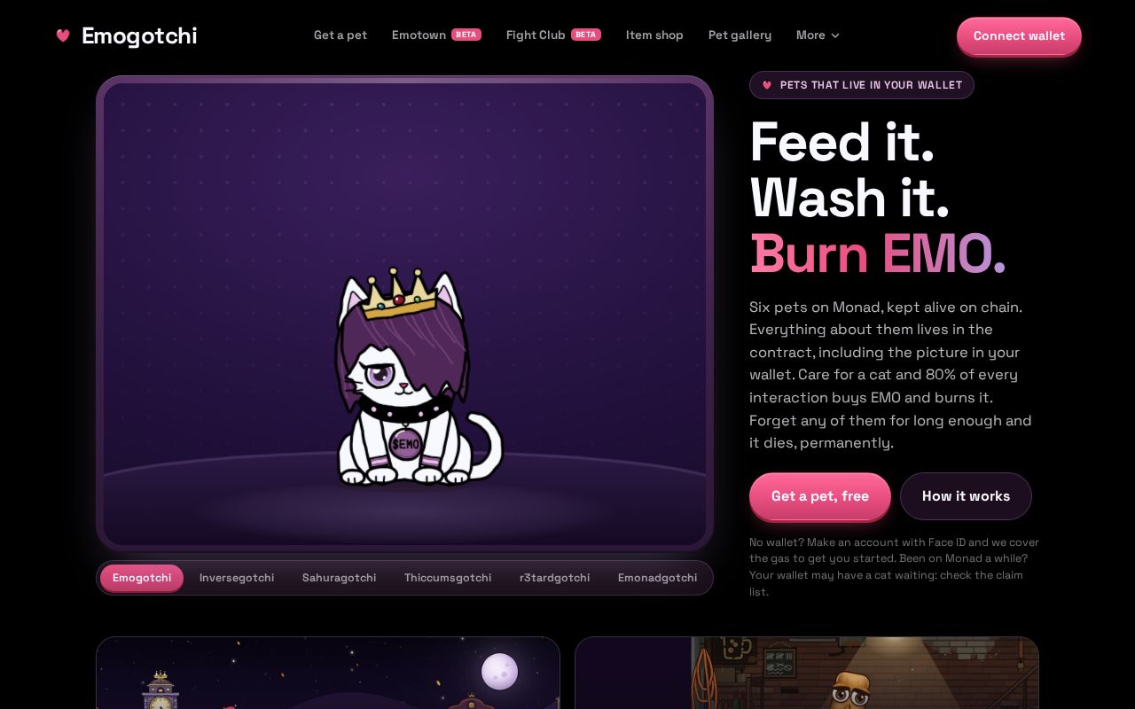 Preview of Emogotchi App