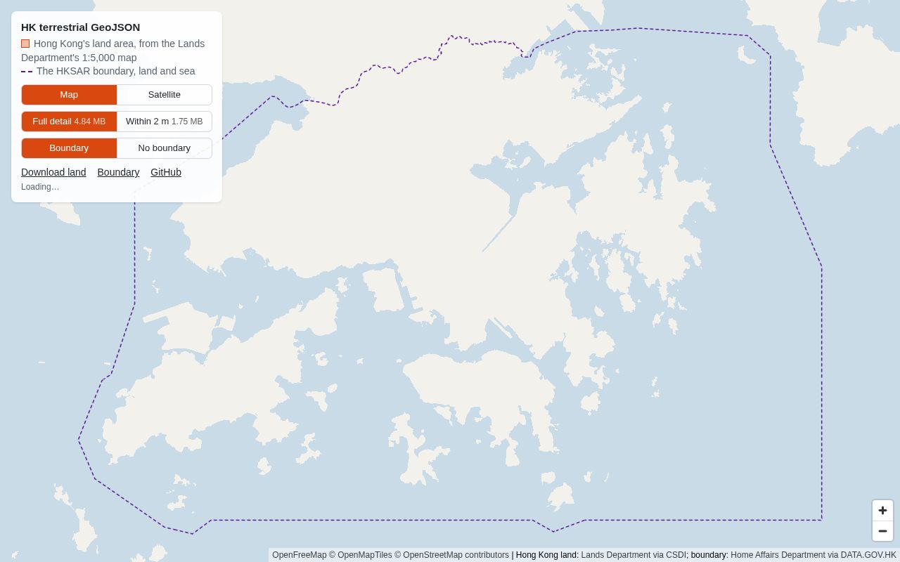 Preview of Hk Terrestrial Geojson