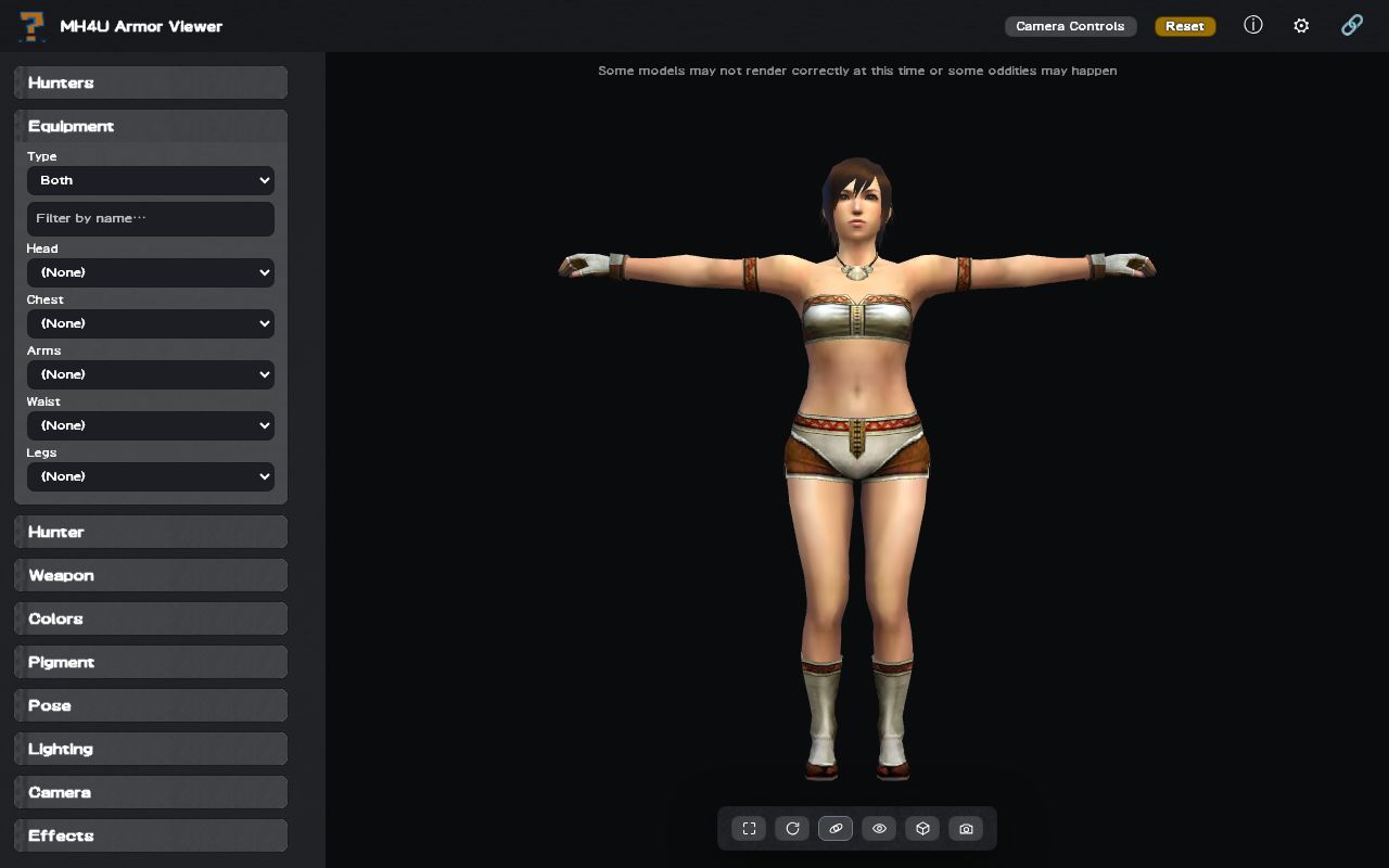 Preview of Mh4u Armor Viewer