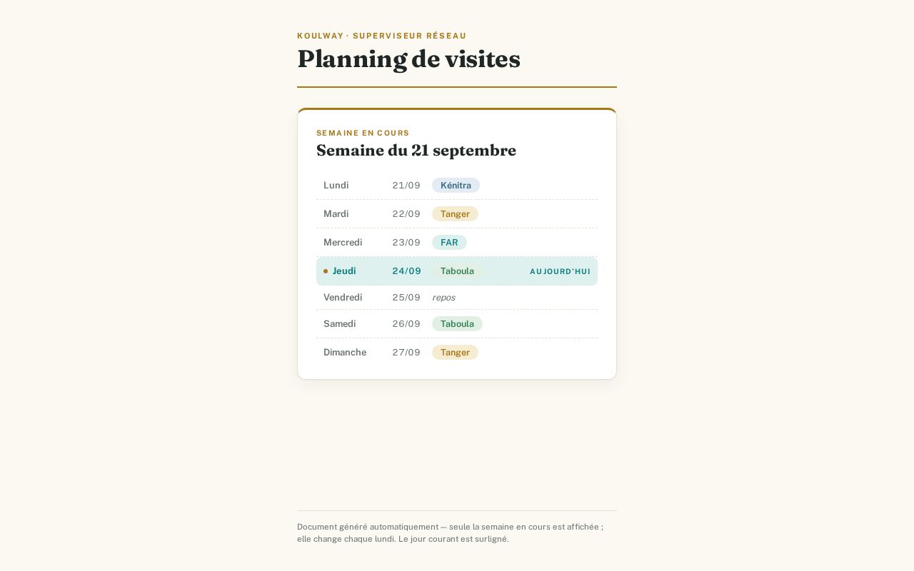 Preview of Tournee Hebdo