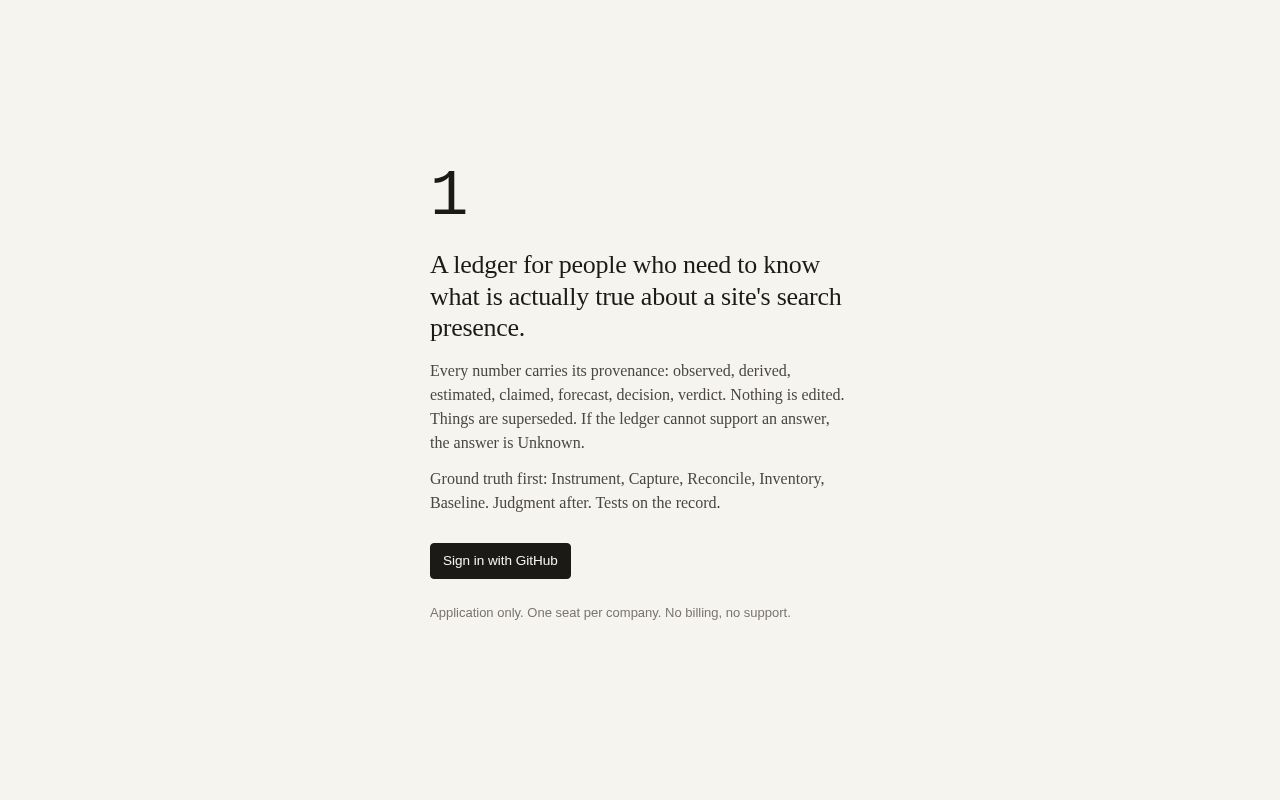 Preview of A provenance-first ledger for the top 1% of SEOs. 1.jakelabate.com