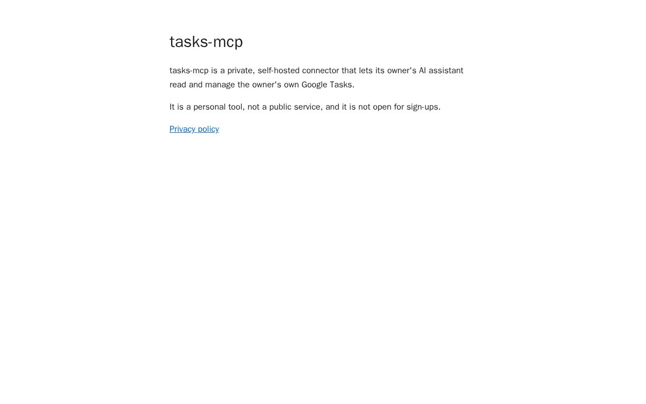 Preview of tasks-mcp