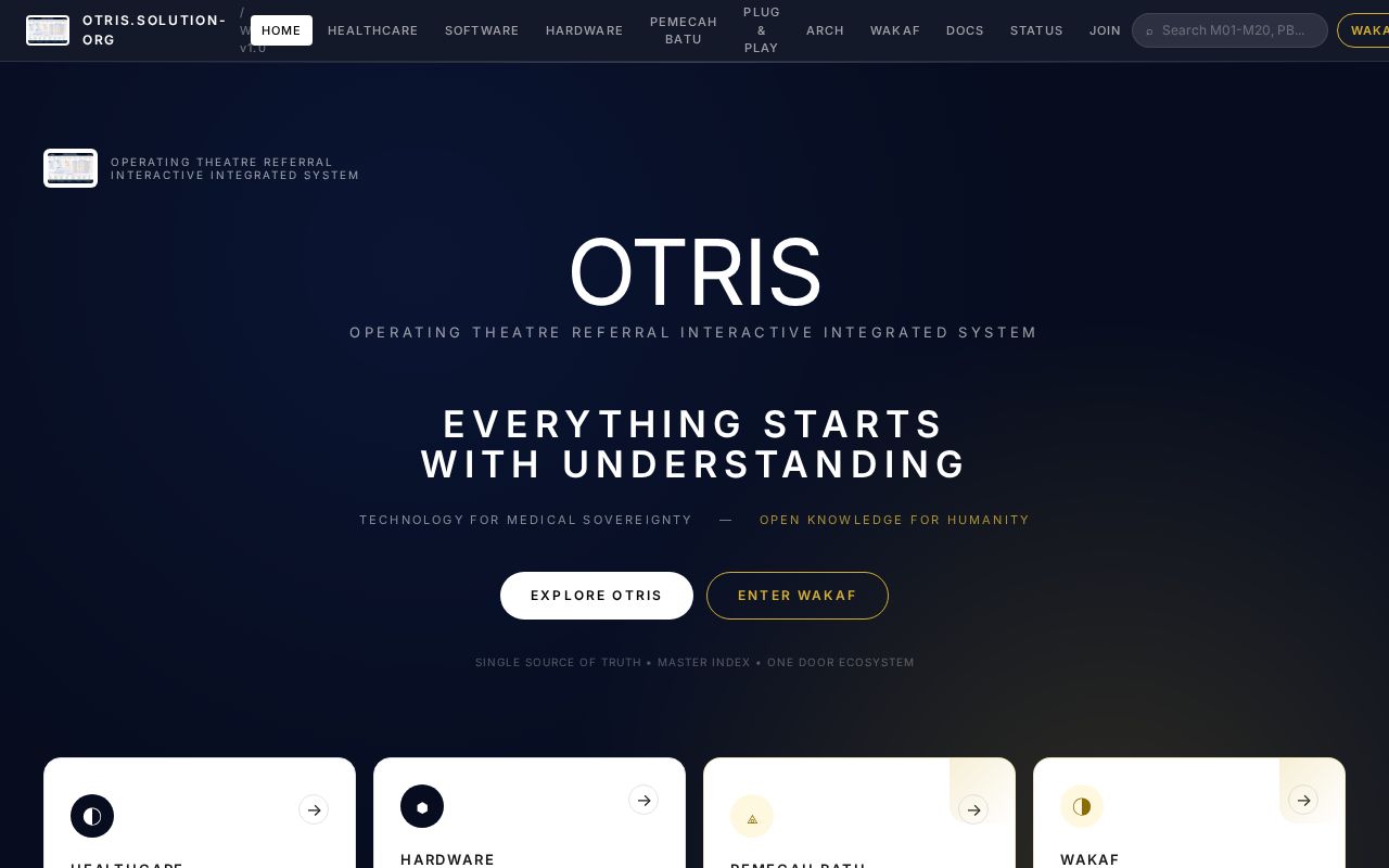 Preview of OTRIS OFFICIAL WEBSITE
