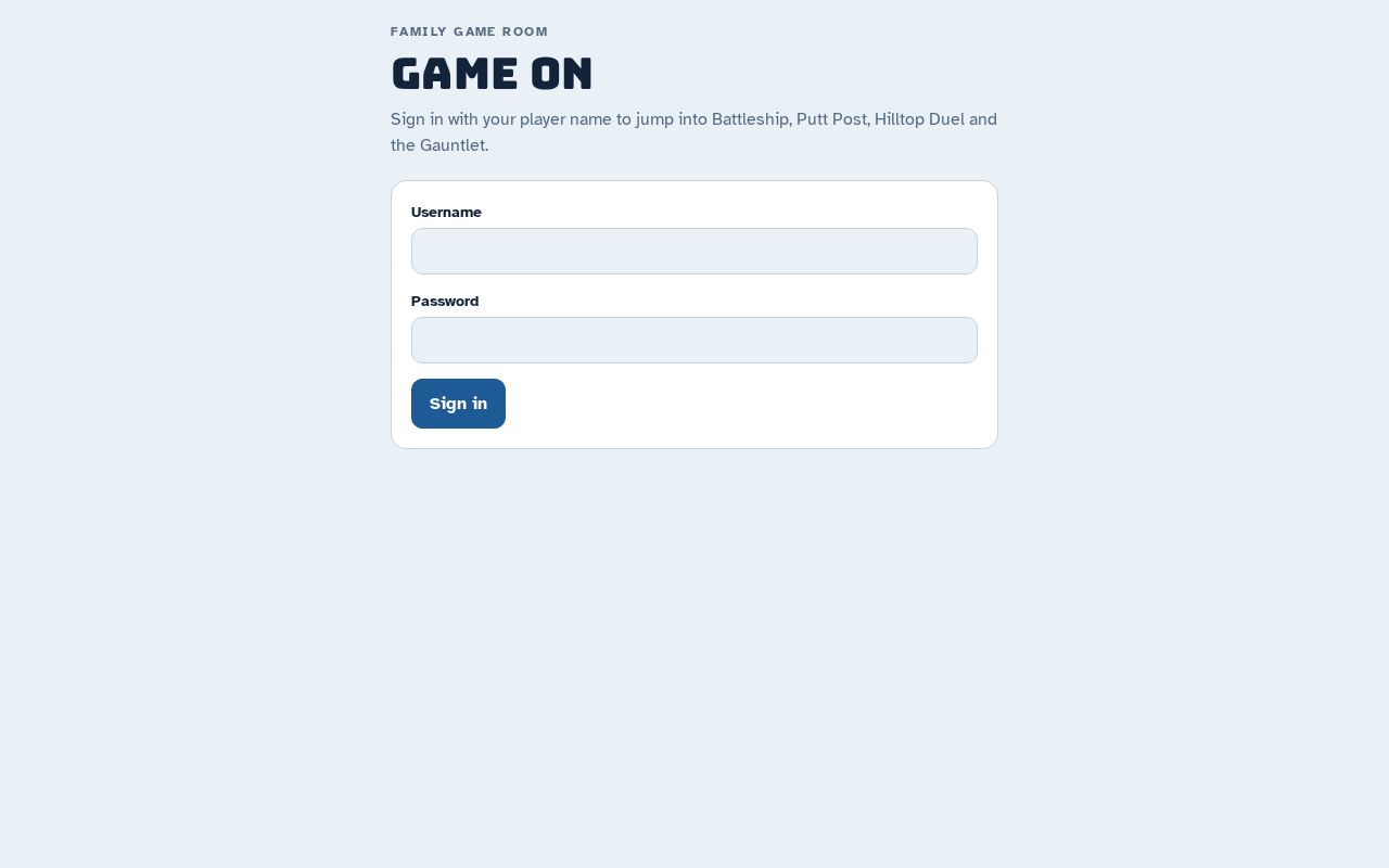 Preview of Game Room