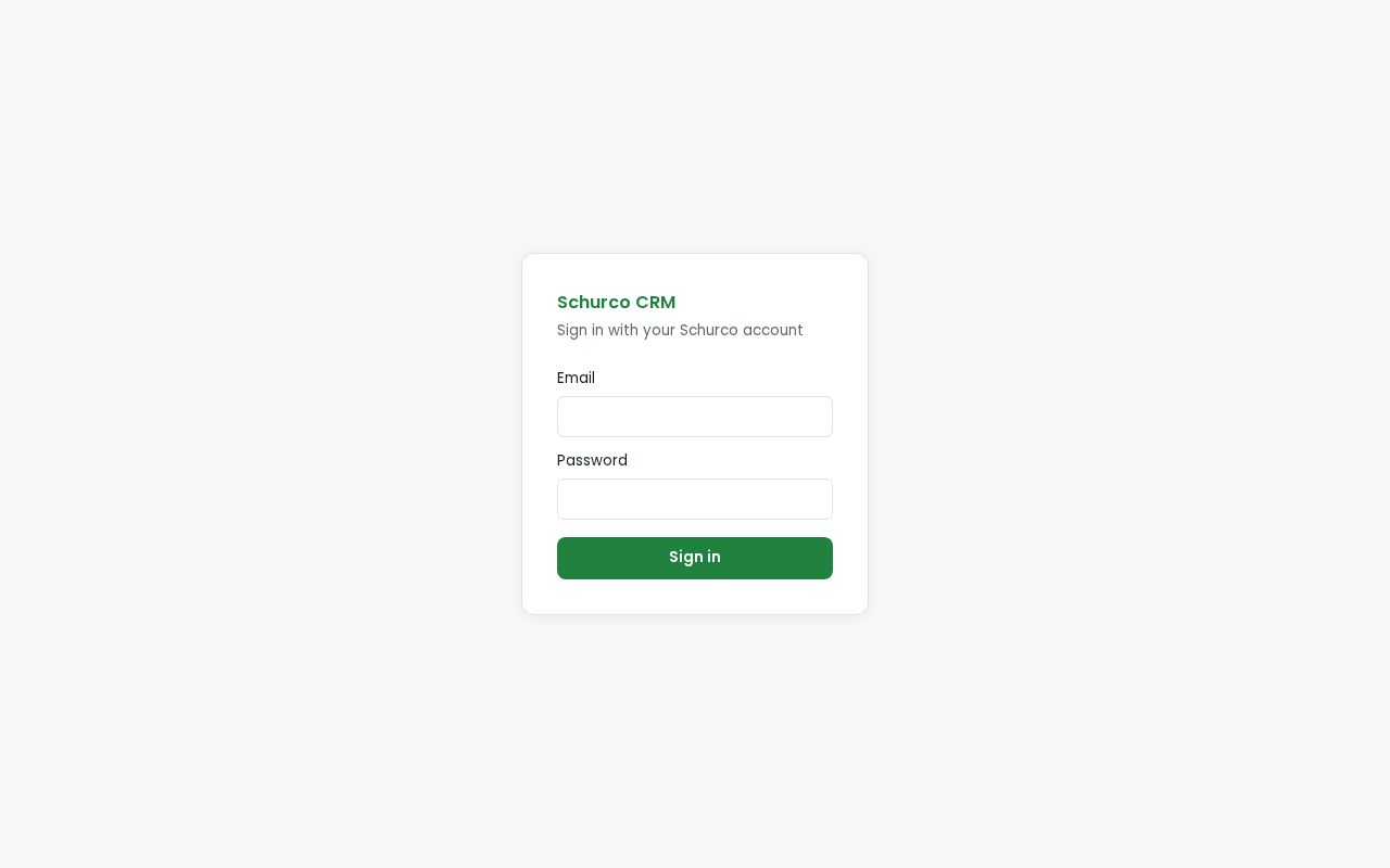Preview of Schurco CRM App