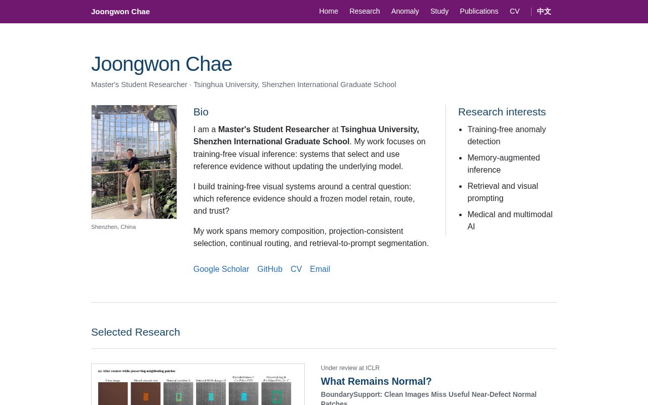 Preview of Jw Chae Github Io