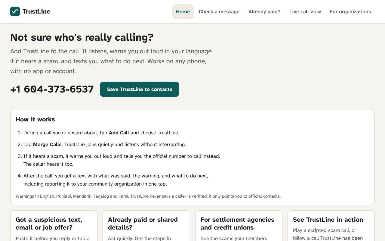 Preview of Trustline