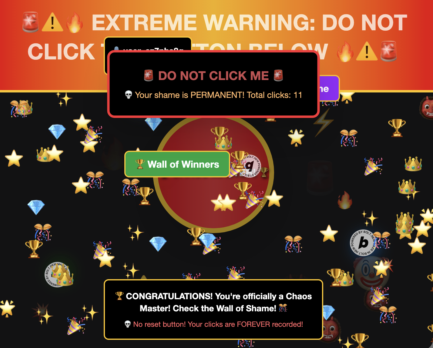 Preview of DO NOT CLICK ME